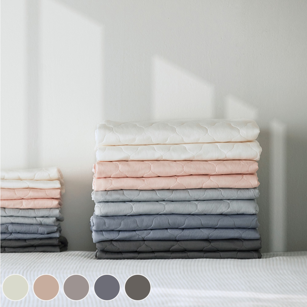 파미지오 마이크로화이버 누빔 매트리스 침대패드 싱글~킹 5color