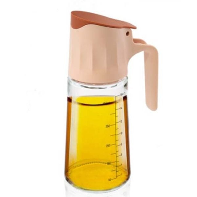 시노글라스 오일병 소스 기름병 양념통 500ml 핑크 - 메인 이미지