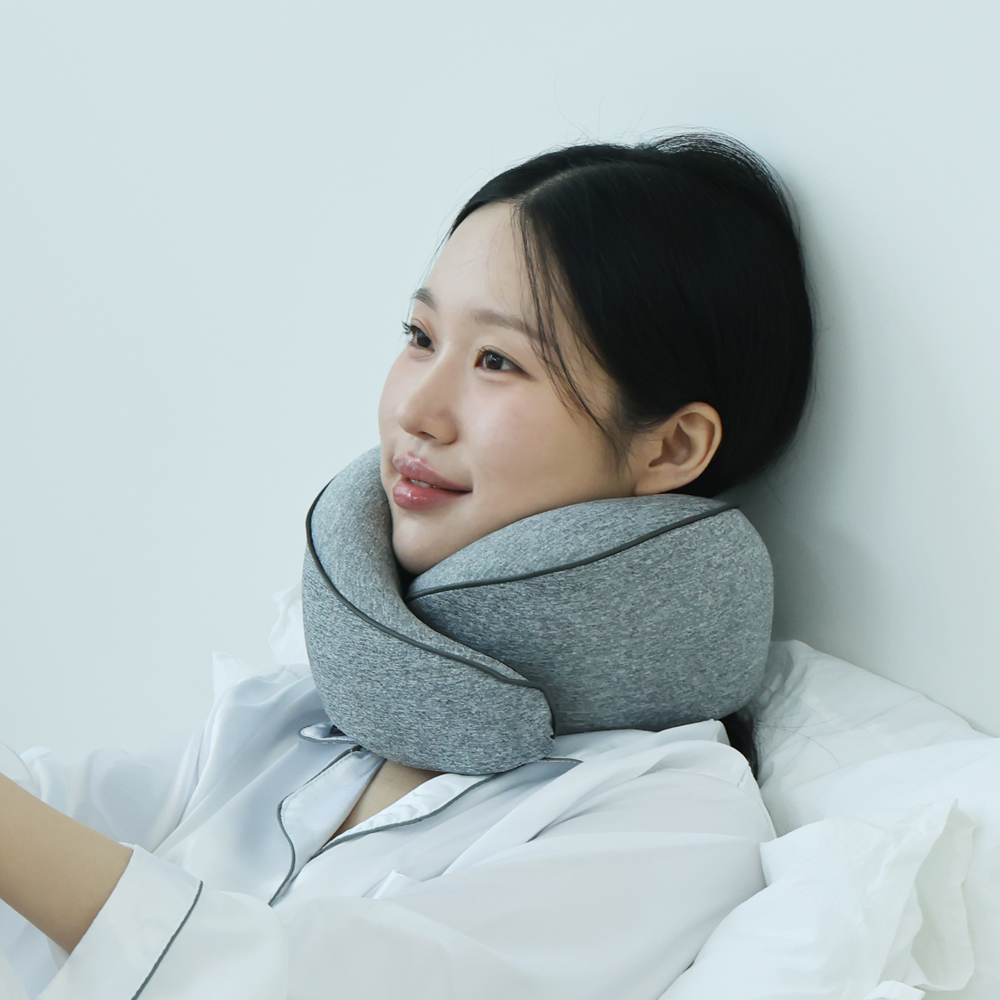 리빙미미 기내용목베개 비행기목베개 여행용 휴대용 기내
