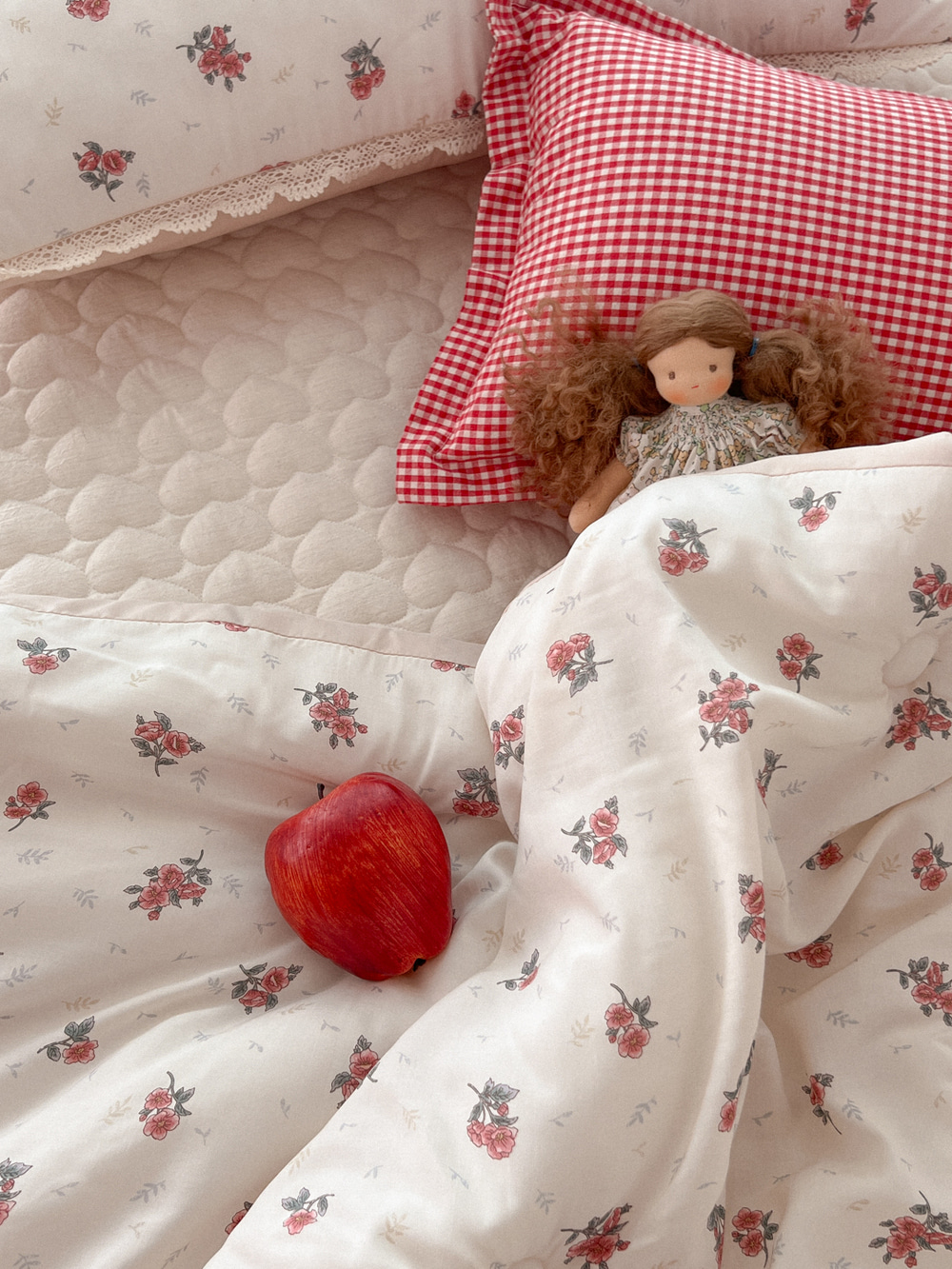 프리미엄 로즈베일리 쁘띠토숀 모달100 사계절 차렵이불 3종 풀세트 10%