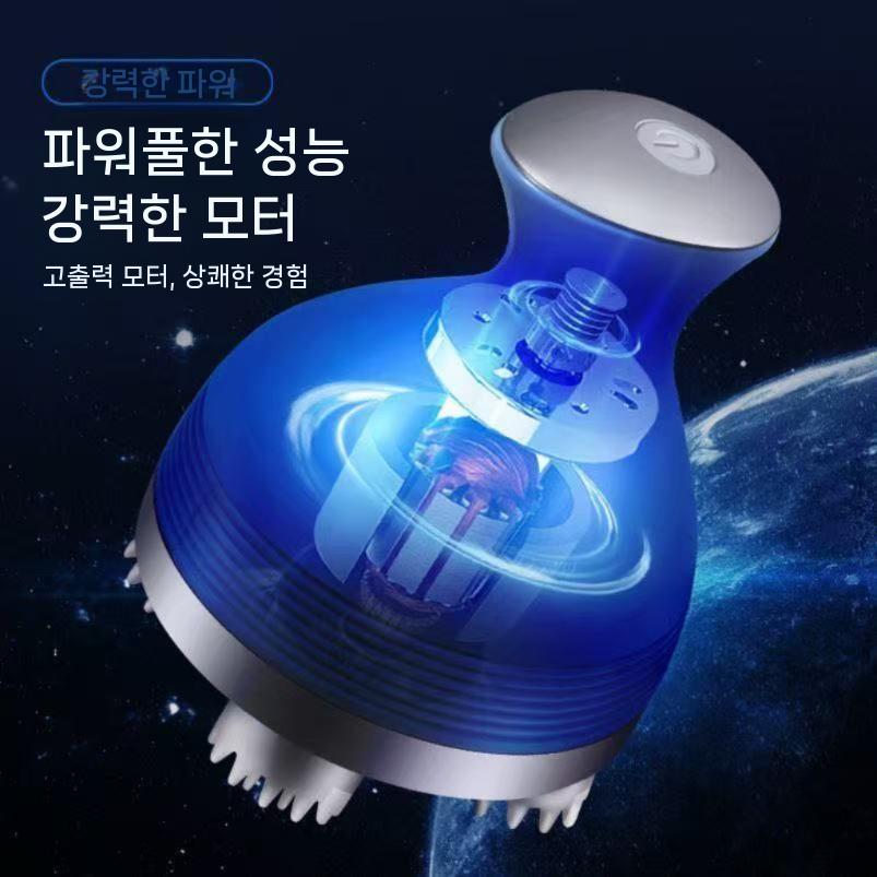 고양이마사지기 브러시 뒷목 애견 애완동물 반려동물 롤링볼 블루 클래식 (핸드 헬드) - 상세 이미지 5