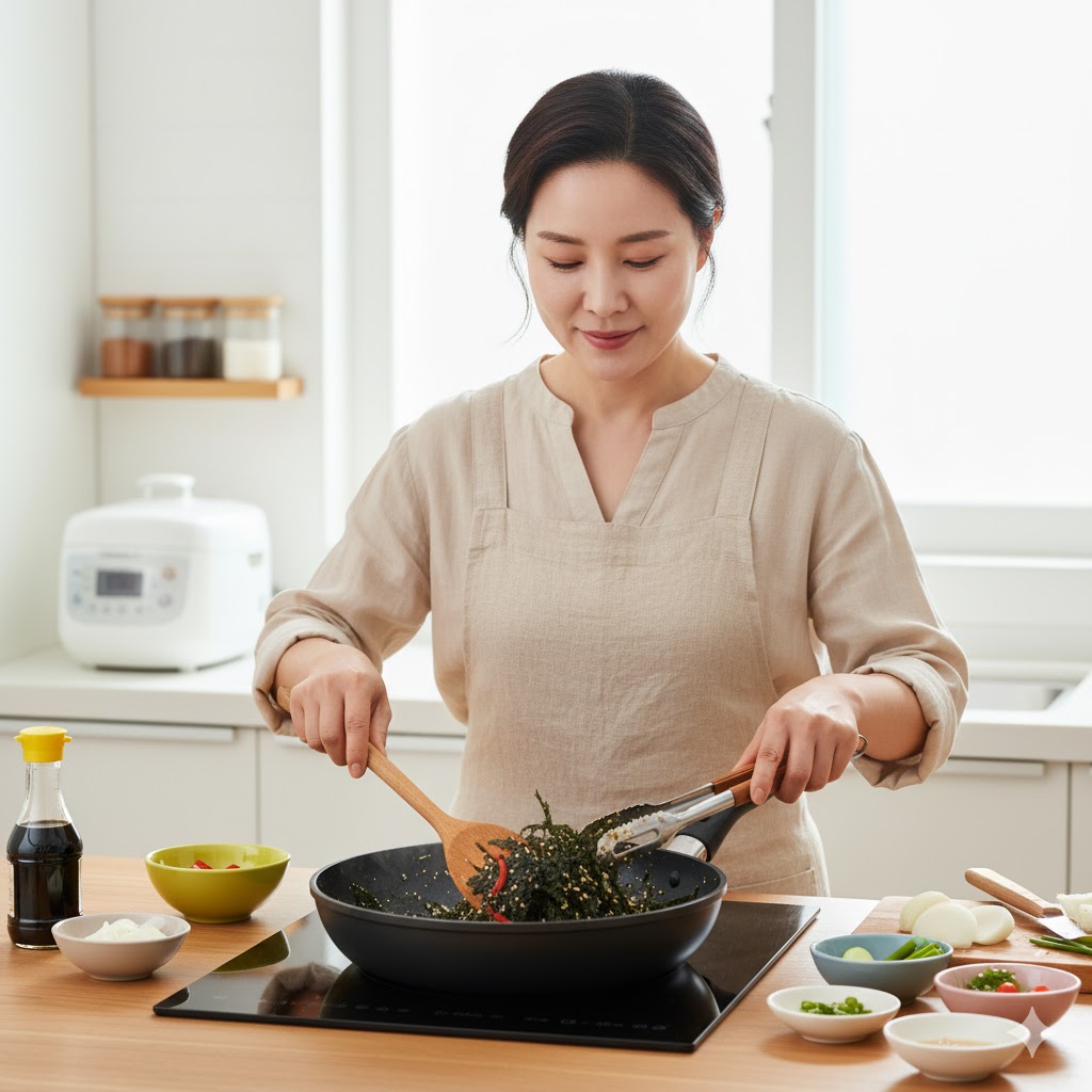 명식품본사 파래자반 1장 대용량 마른 건 김 자반 반찬용 김국 200g, 1개 - 상세 이미지 5