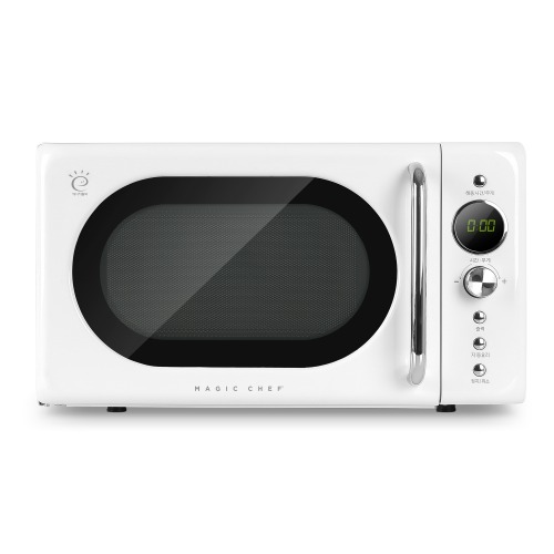 가정용 플랫타입 전자레인지 20L 레트로 디자인 무회전 전자레인지