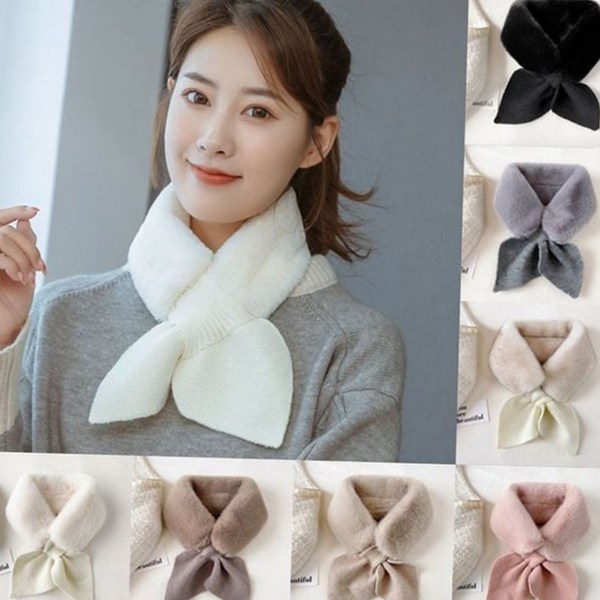 부드러운 여성 인조 퍼 목도리 페이크 여성 에코 퍼 머플러 - 상품 이미지