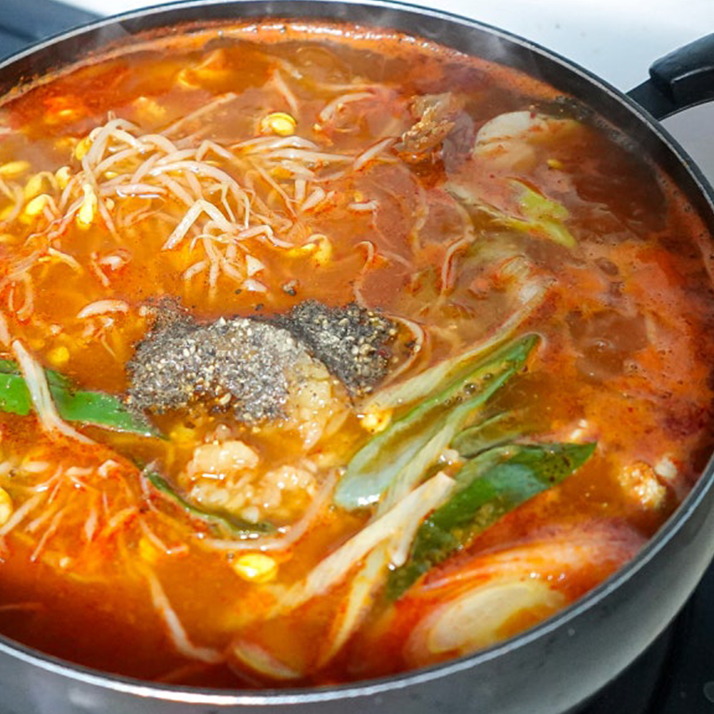 동태탕 대구알 알곤이 양푼 동태탕 칼칼한 동태탕