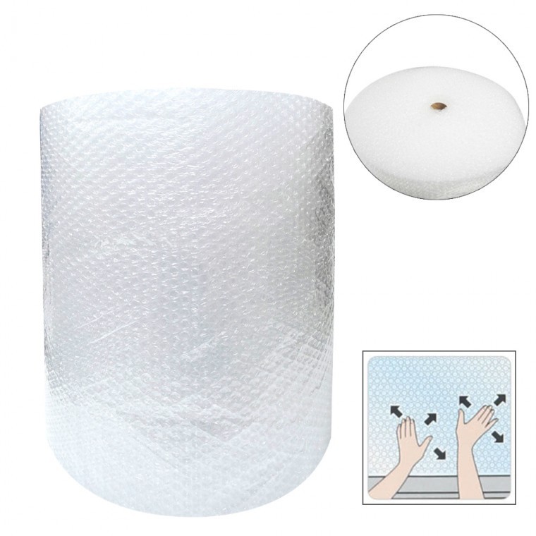 에어캡 뽁뽁이 0.2T 폭 50cm x 길이 50M 1롤 택배 포장용 완충제 단열 보온 - 상품 이미지