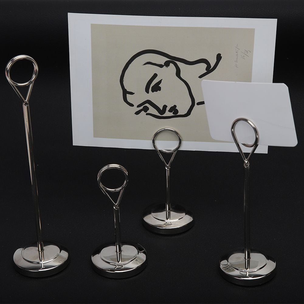 가격표 꽂이 POP집게 빵이름표 카페 메뉴 쇼클립 메모클립 스탠드 50x110mm - 상세 이미지 2
