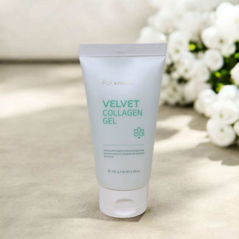 포이아로마 수딩 젤 150ml 벨벳 콜라겐 겔 진정 촉촉 탱글 +증정품 이미지 7