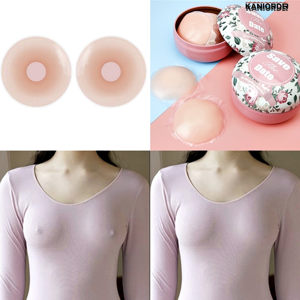 꼭지 가리개 여자 니플패치 재사용 패드 바프촬영 실리콘 유두가리개 7쌍 - 상품 이미지