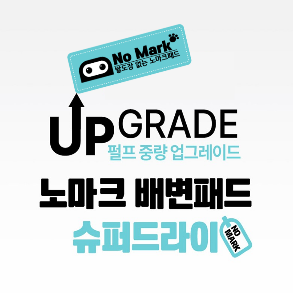 배변유도제함유 노마크슈퍼드라이 강아지 배변패드 대형, 40매입, 2개