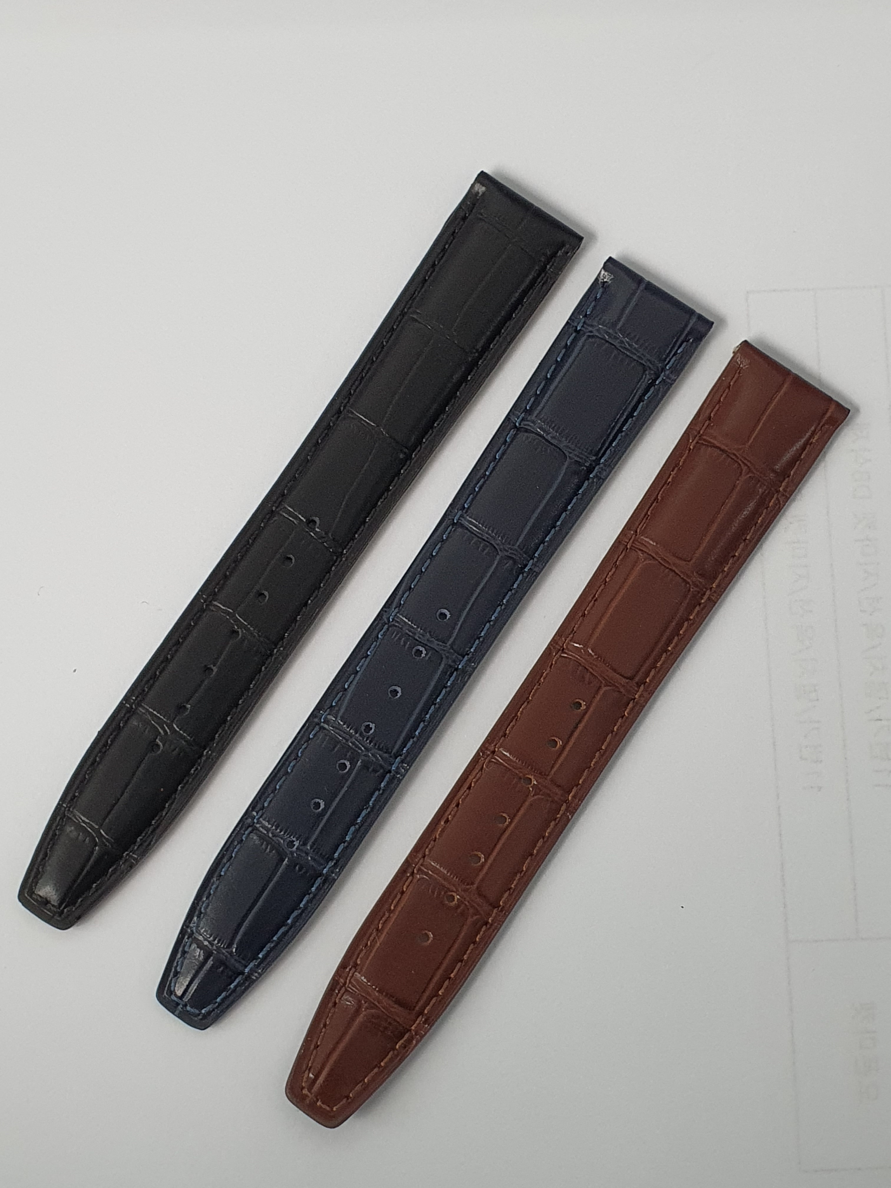 iwc 호환시계줄 포르투기저 다빈치 파일럿워치 가죽 스트랩 (버클별도) 20mm 22mm 이미지 7