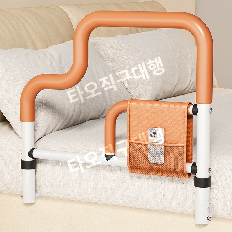 어른침대가드 난간 낙상방지 어르신 무타공 침대 안전바 안전가드 노인 펜스 - 상품 이미지