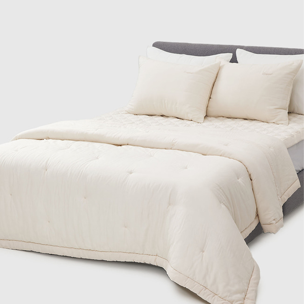 코지네스트 레노마홈 모달이불 사계절용 차렵이불 던스베이지, Q(퀸)