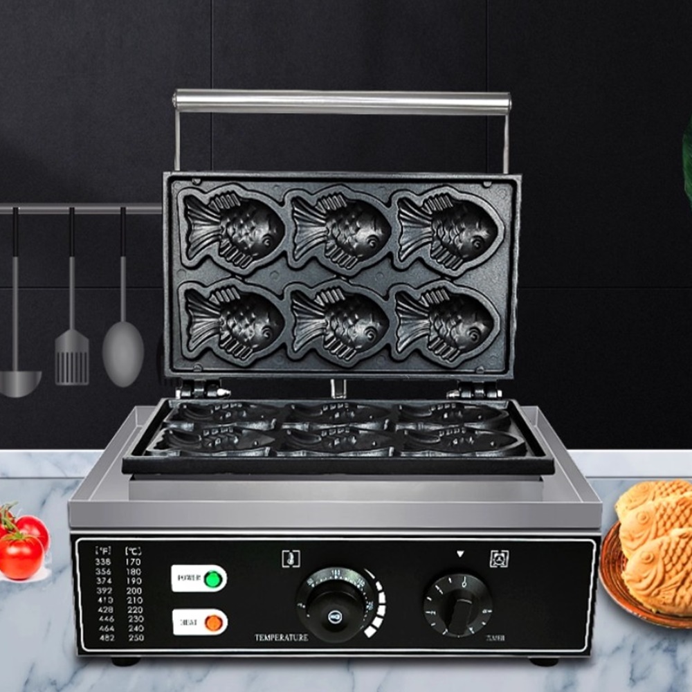 붕어빵 기계 6구 14구 미니 잉어빵 전기 업소용 가정용 장사 창업 겨울 간식 대표 이미지