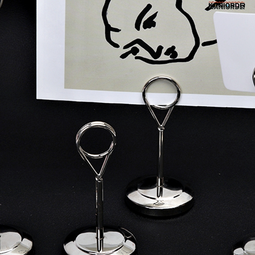 가격표 꽂이 POP집게 빵이름표 카페 메뉴 쇼클립 메모클립 스탠드 50x110mm - 상품 이미지