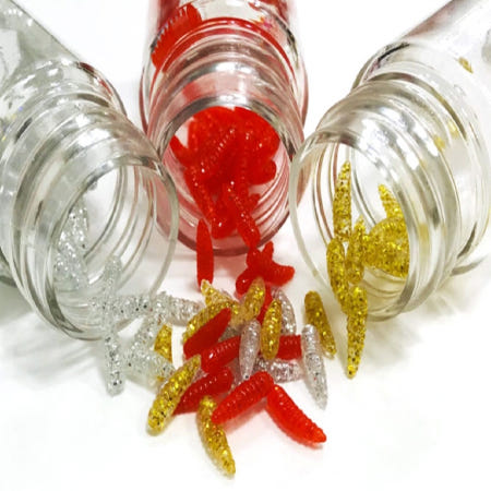 구더기 웜 072 빙어채비 낚싯대 가짜 낚시 얼음 민물 배스 강원도