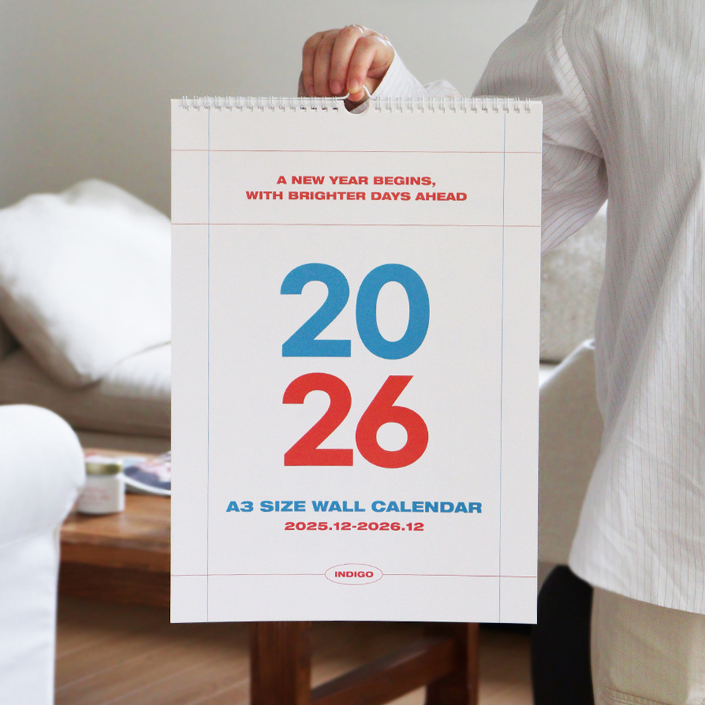 2026년 옛날 벽걸이달력 큰 글씨 벽달력 회사 사무실 병원 인테리어 월 캘린더 - 상세 이미지 3