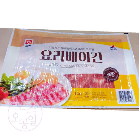 로공이 요리베이컨 1k x10p 파지베이컨 훈제삼겹살