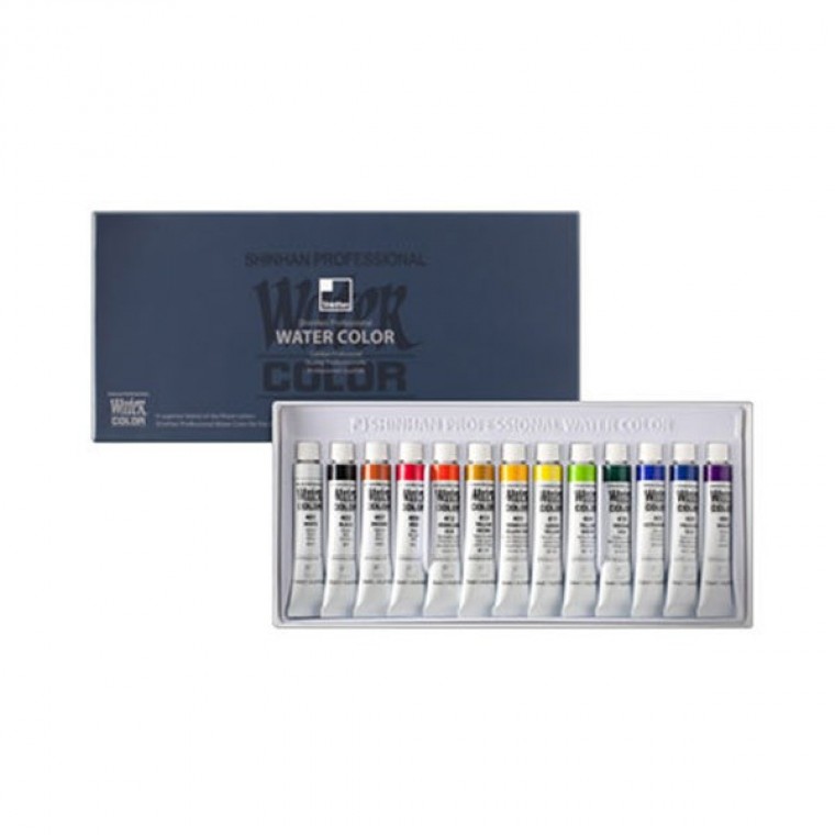 신한 전문가용 수채화 물감 7.5ml 13색 - 상품 이미지