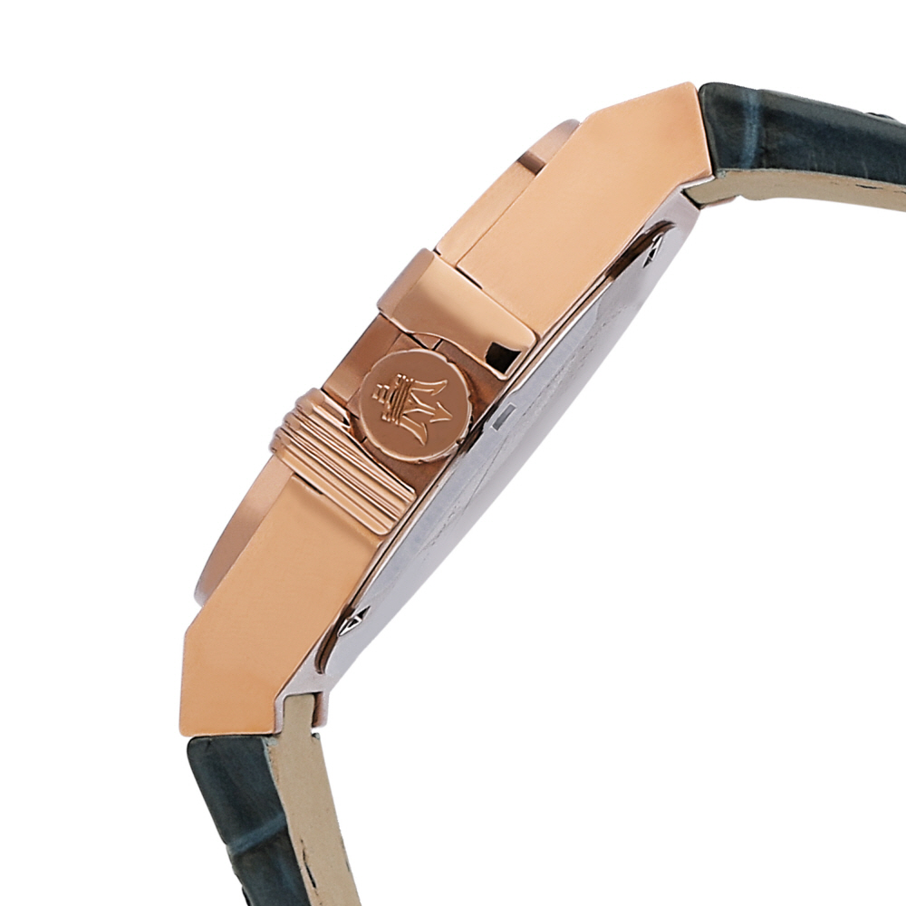 [Italian Design] 마세라티 남자 POTENZA 가죽 클래식 손목 패션 방수 쿼츠 야광시계 블루