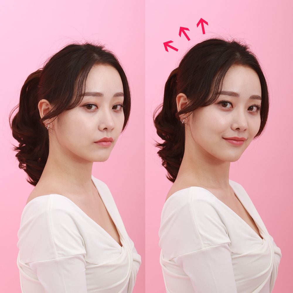윗머리 가발 머리 부분가발 뽕 웨딩촬영 볼륨 업스타일 집게 가발핀 소형 - 상세 이미지 2
