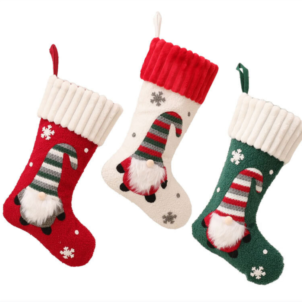 성탄절 장식 큰 양말 대형 크리스마스 트리 벽장식 꾸미기 선물 소품 용품 xmas - 상세 이미지 3
