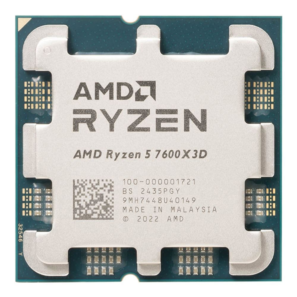AMD 라이젠 5 7600X3D 라파엘 AM5 4.1GHz 6코어 박스형 프로세서 - 히트싱크 미포함 -100-100001721WOF - 상세 이미지 2