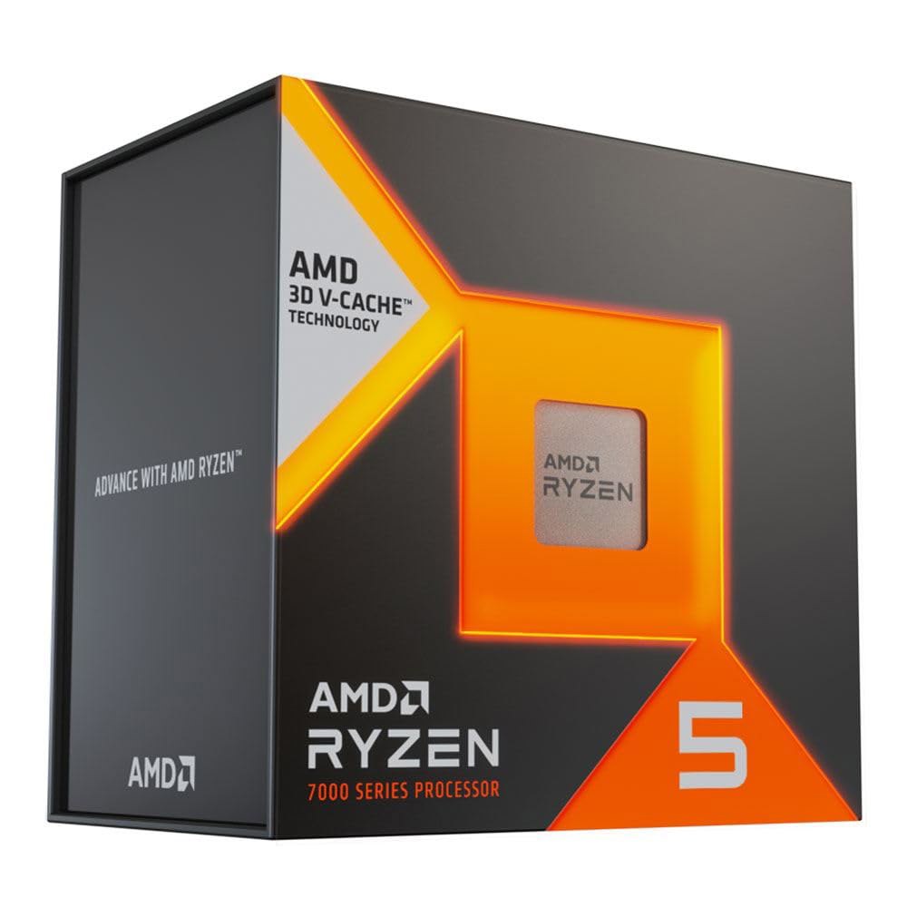 AMD 라이젠 5 7600X3D 라파엘 AM5 4.1GHz 6코어 박스형 프로세서 - 히트싱크 미포함 -100-100001721WOF - 상품 이미지