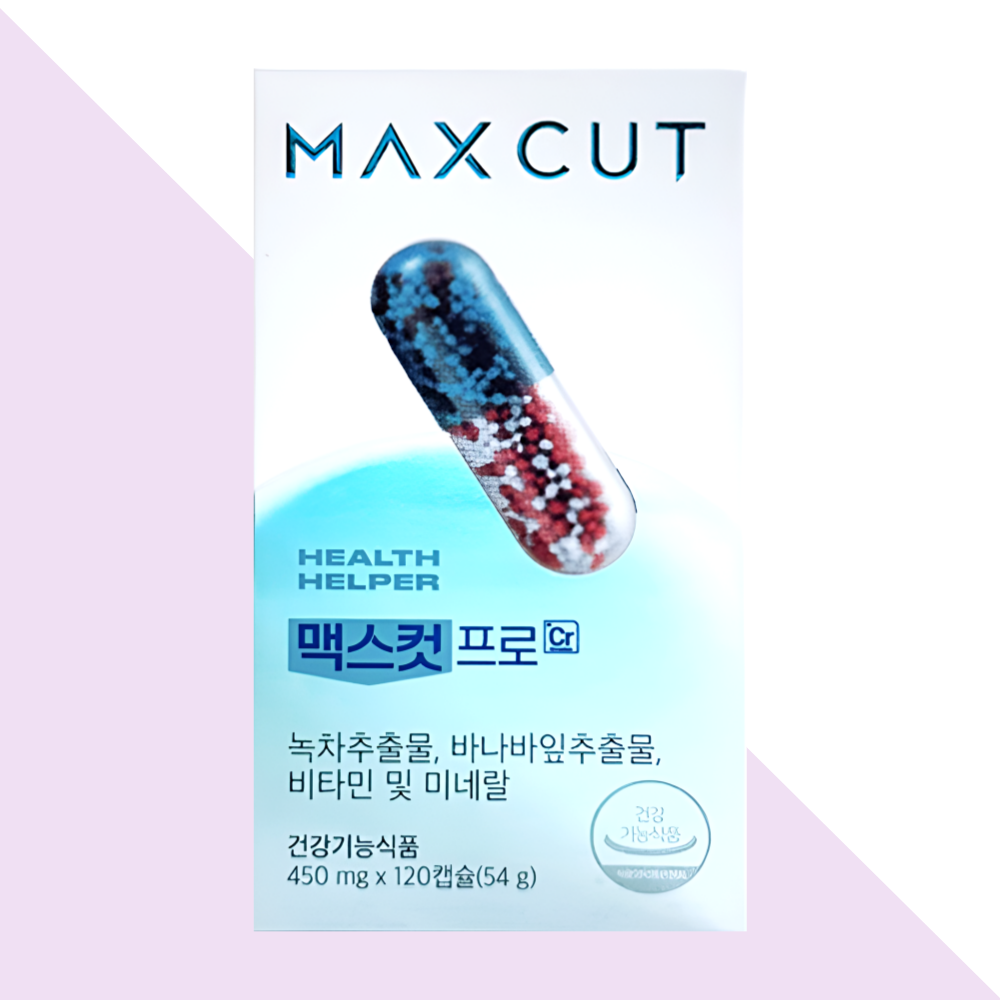 헬스헬퍼 맥스컷 프로 크롬 카테킨 다이어트 120캡슐X1박스 - 메인 이미지