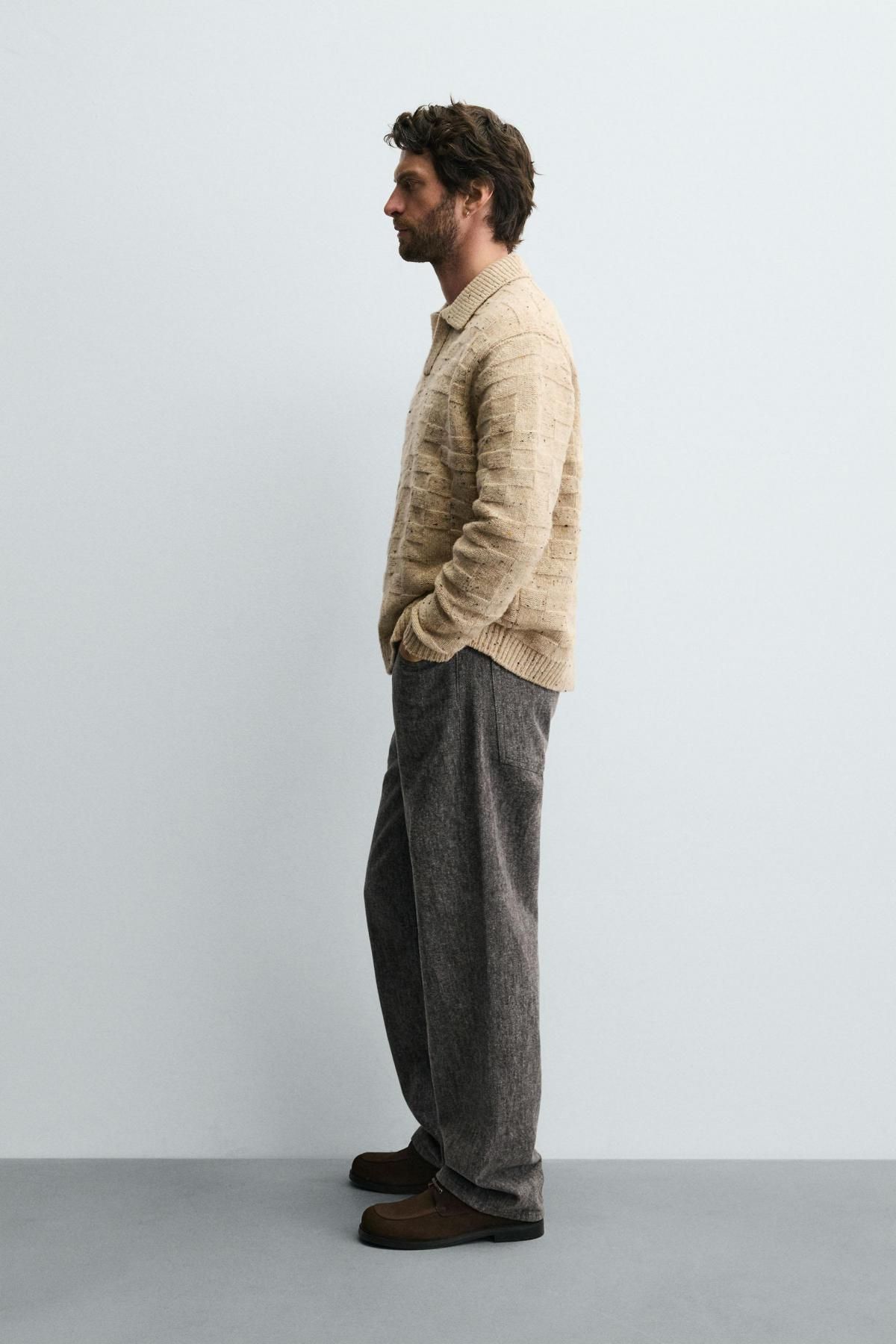 자라 브러쉬드 스트레이트핏 데님 팬츠 9942/307 GREY - 상세 이미지 4
