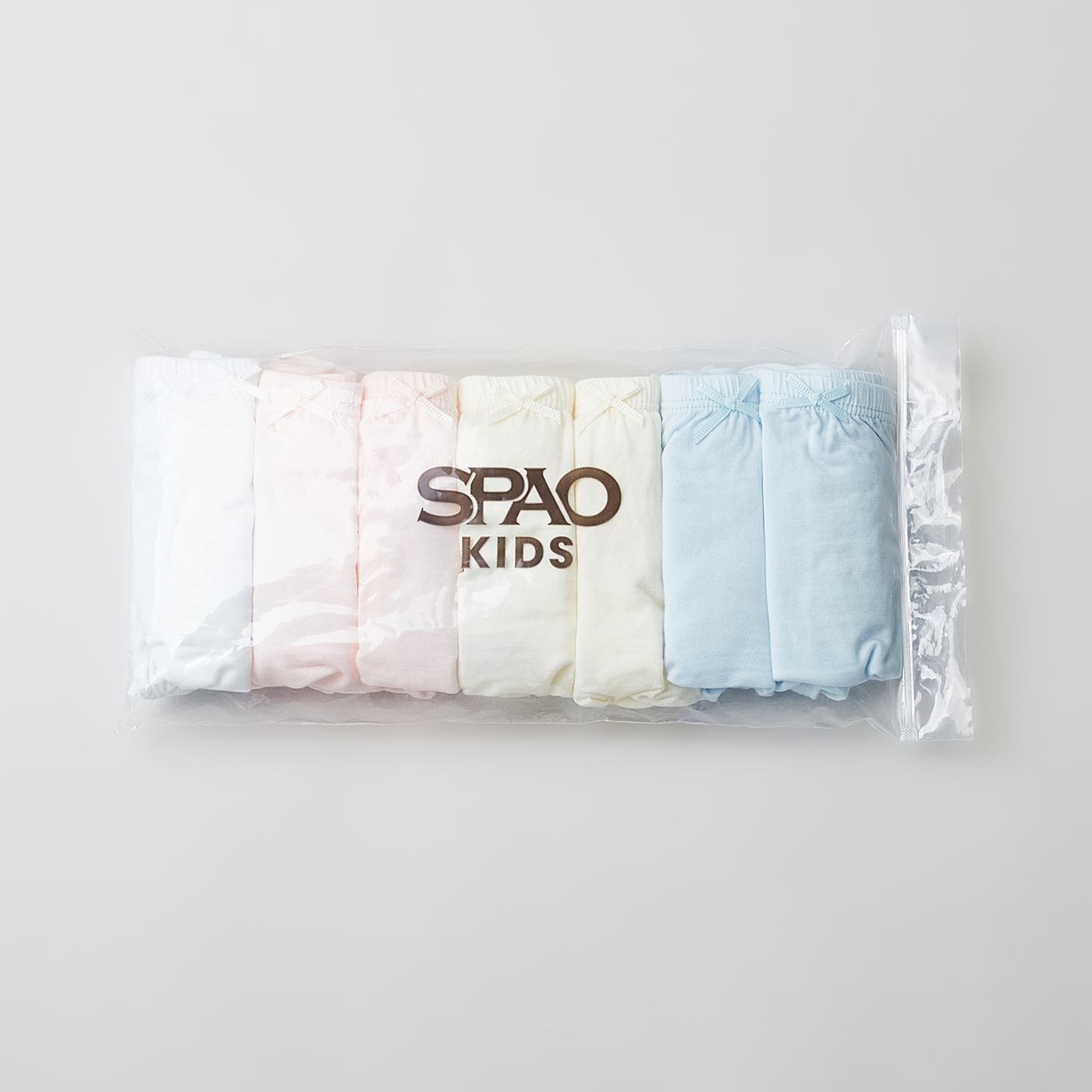 [당일출고][네이버단독][7PACK] 스파오키즈 여아 모달 삼각팬티 SPWPFA9KG4