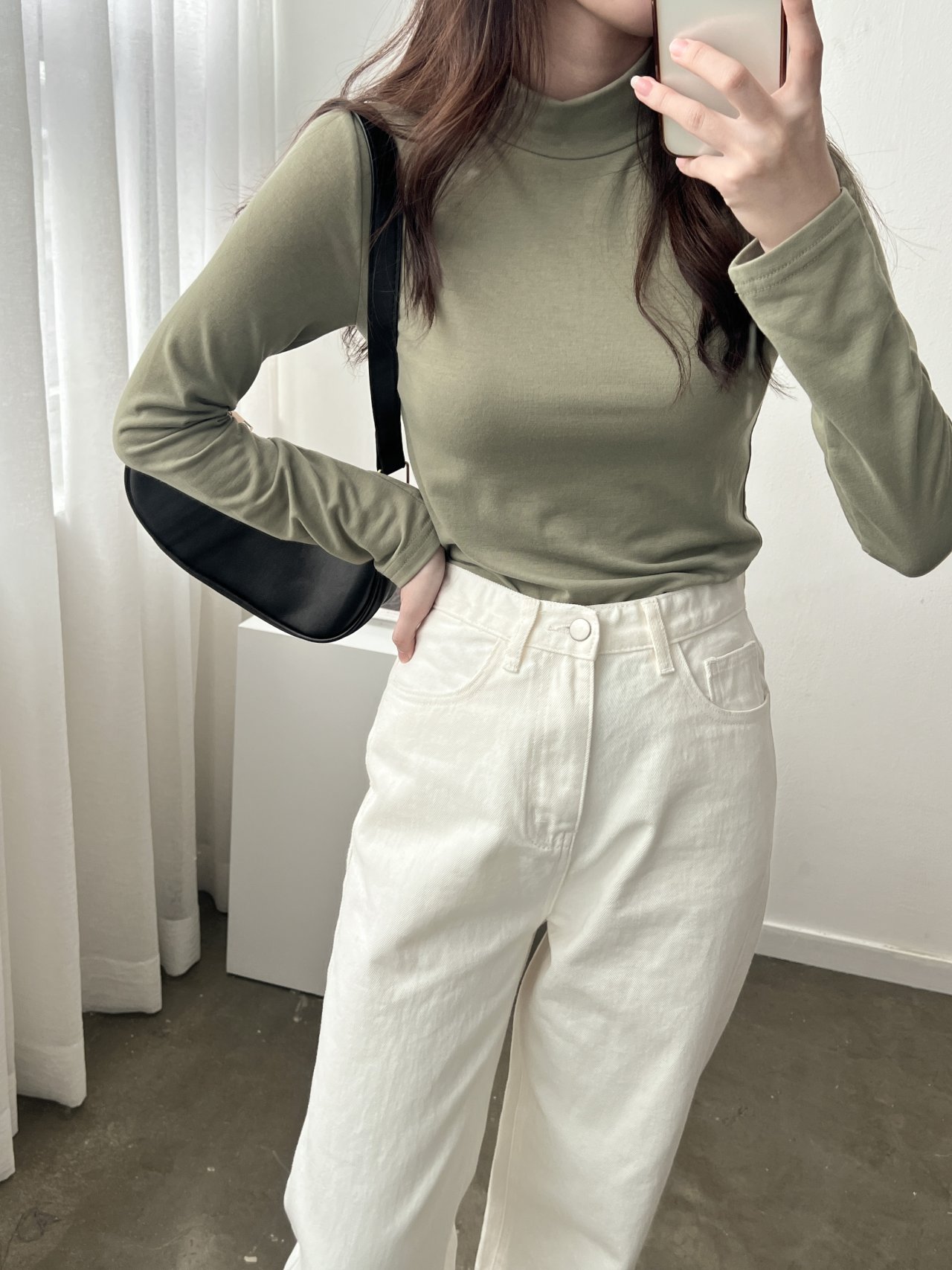 2+1 반목폴라티 얇은기모안감 겨울이너끝판왕겨울기본템 기모이너스판 - 상세 이미지 5