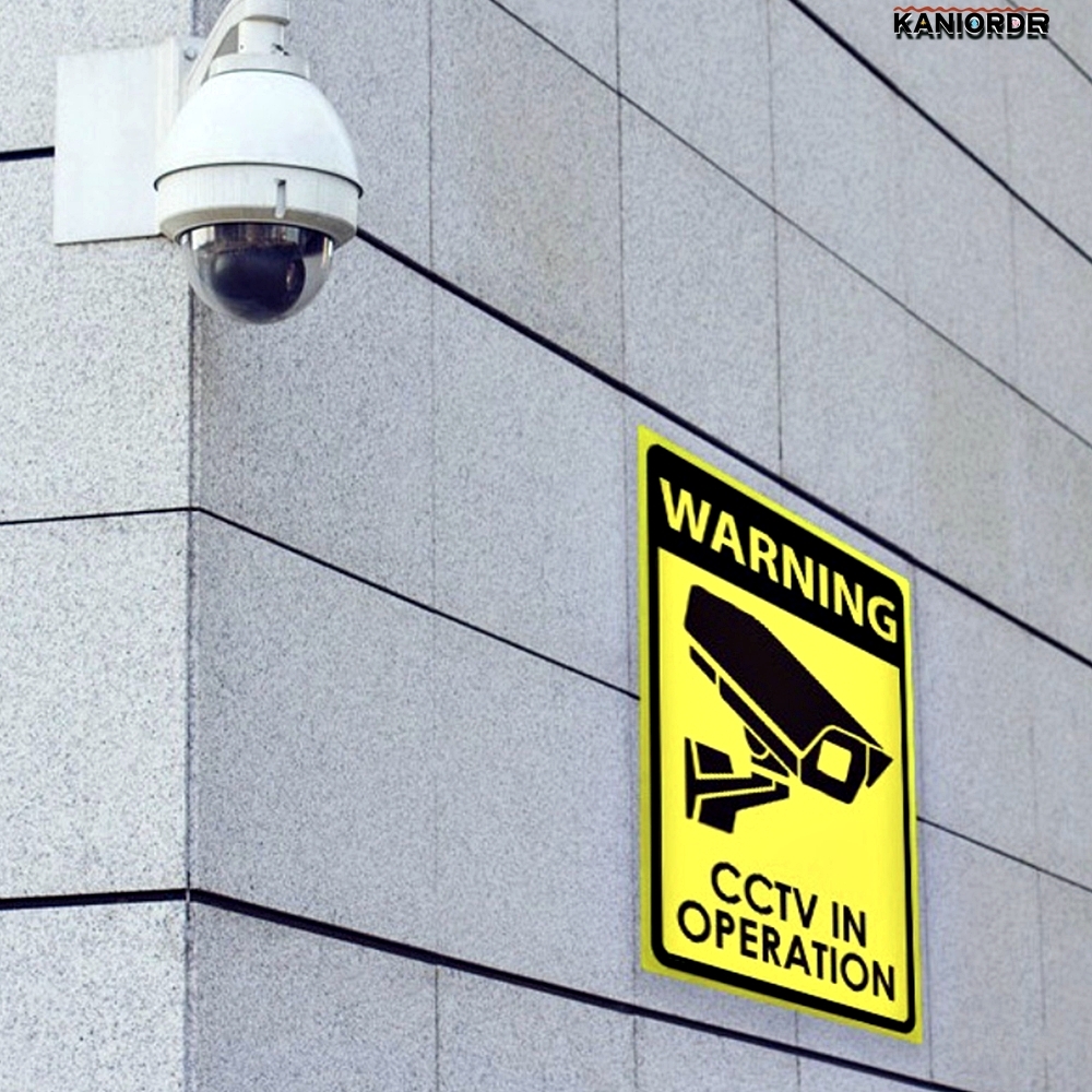 CCTV 안내문 CCTV설치 안내판 주차장 건물 상가 주택 카메라 표지판 대형 - 상품 이미지