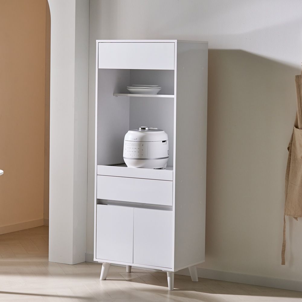 가구의서 다용도 서랍 렌지대 수납장 600x400x1560mm - 메인 이미지