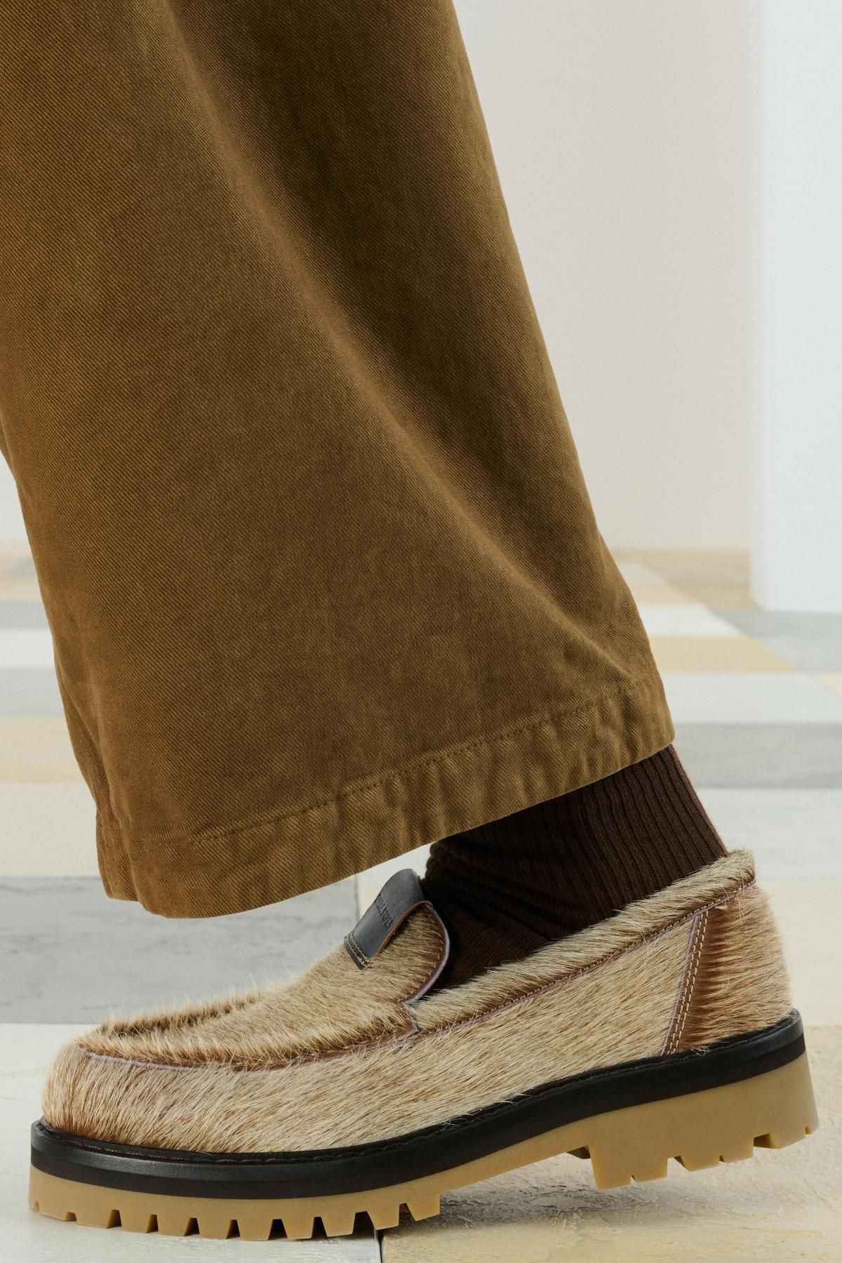 자라 와이드 벌룬핏 코튼 배기 팬츠 6351/325 KHAKI - 상세 이미지 4