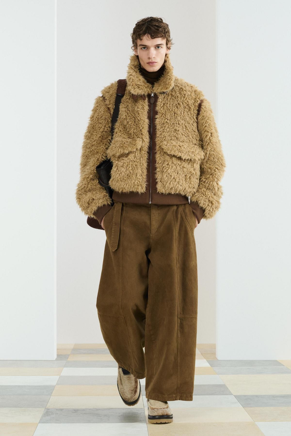 자라 와이드 벌룬핏 코튼 배기 팬츠 6351/325 KHAKI - 상세 이미지 2