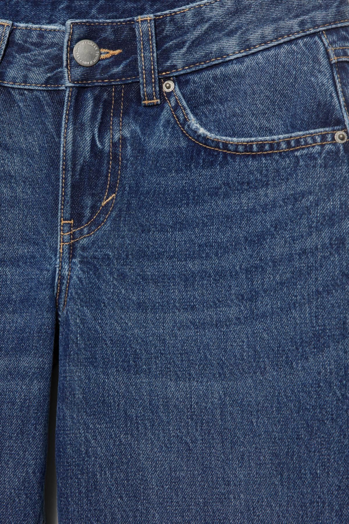 풀앤베어 기묘한 이야기 스트레이트핏 데님 진 7687/344 DARK BLUE 이미지 8