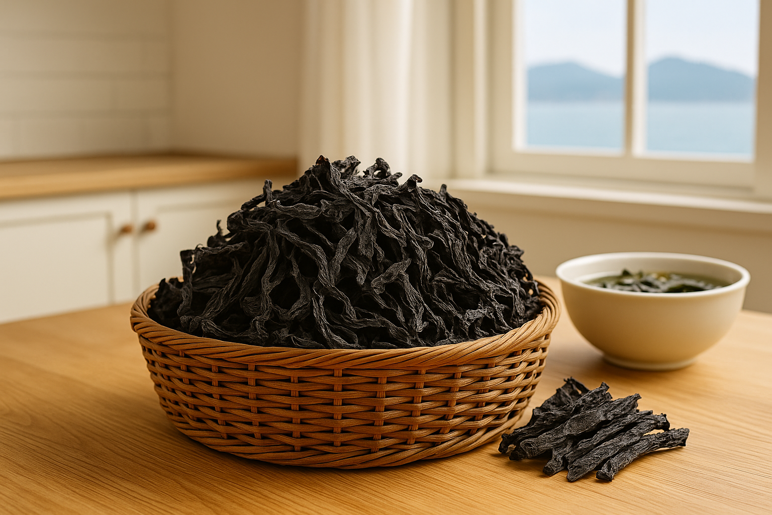 국내산 완도 돌각 자연산 산모용 마른미역 500g, 1개 - 상품 이미지