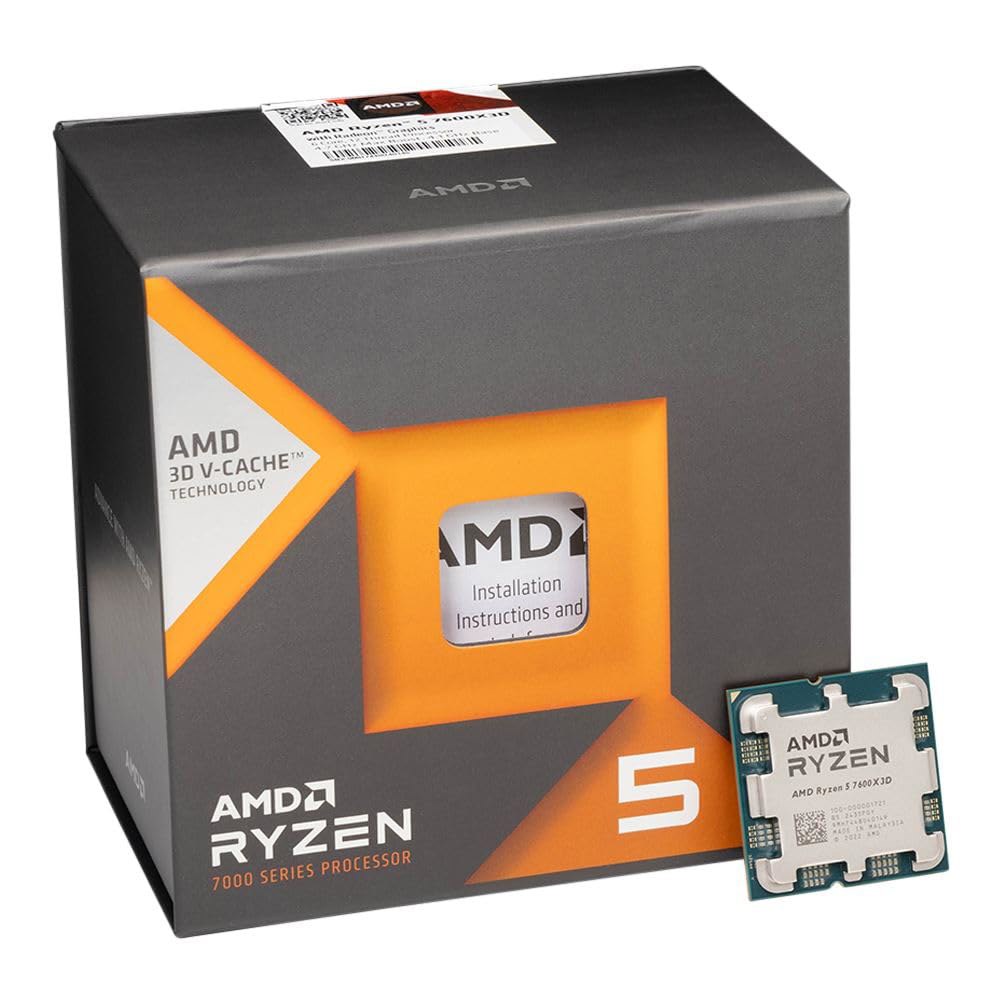 AMD 라이젠 5 7600X3D 라파엘 AM5 4.1GHz 6코어 박스형 프로세서 - 히트싱크 미포함 -100-100001721WOF - 상세 이미지 3