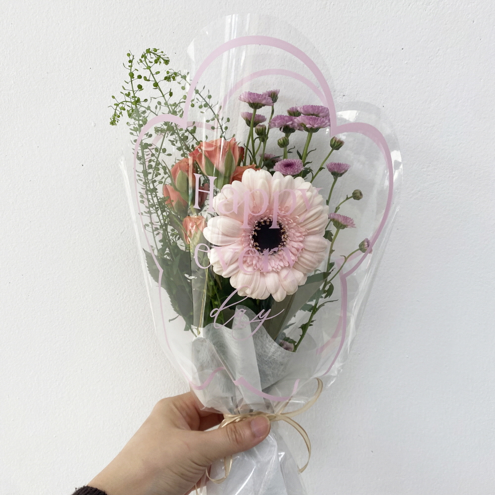 생화 미니 단체 꽃다발 꽃구름 한다발 졸업 꽃다발 꽃배송