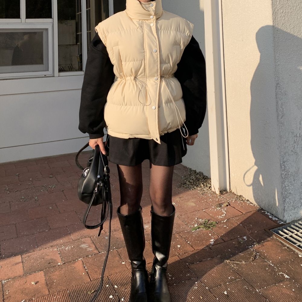 다운패딩조끼 경량패딩조끼 여성 이미지 8