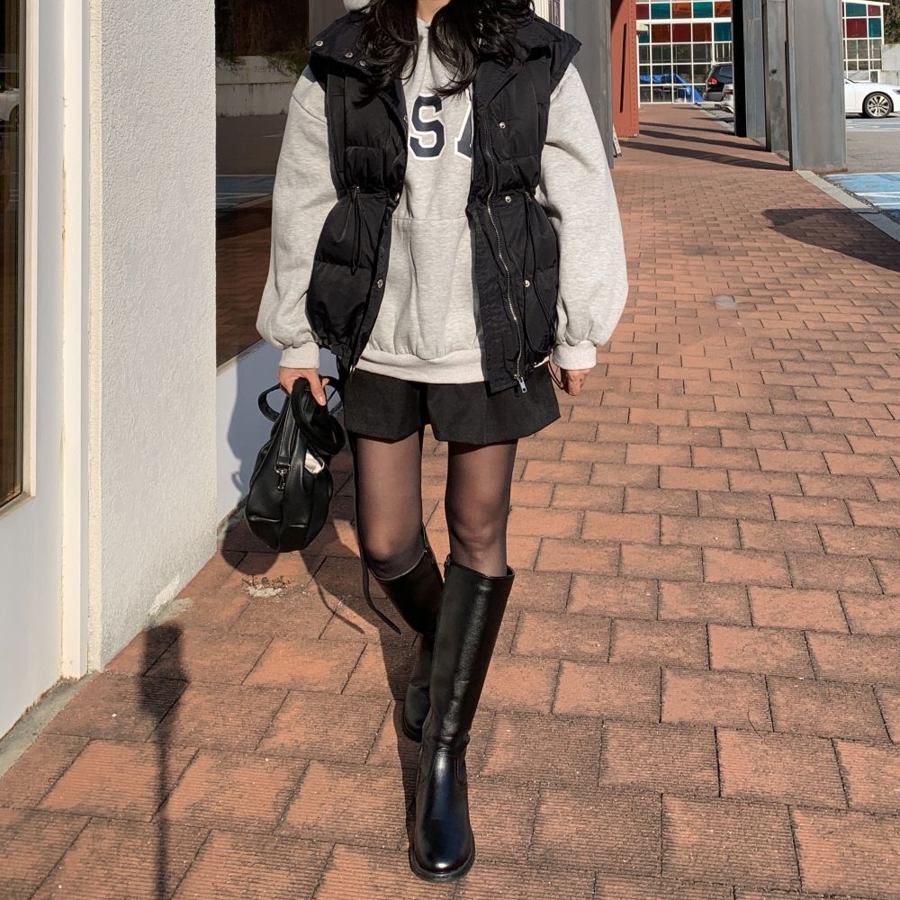 다운패딩조끼 경량패딩조끼 여성 - 상세 이미지 2