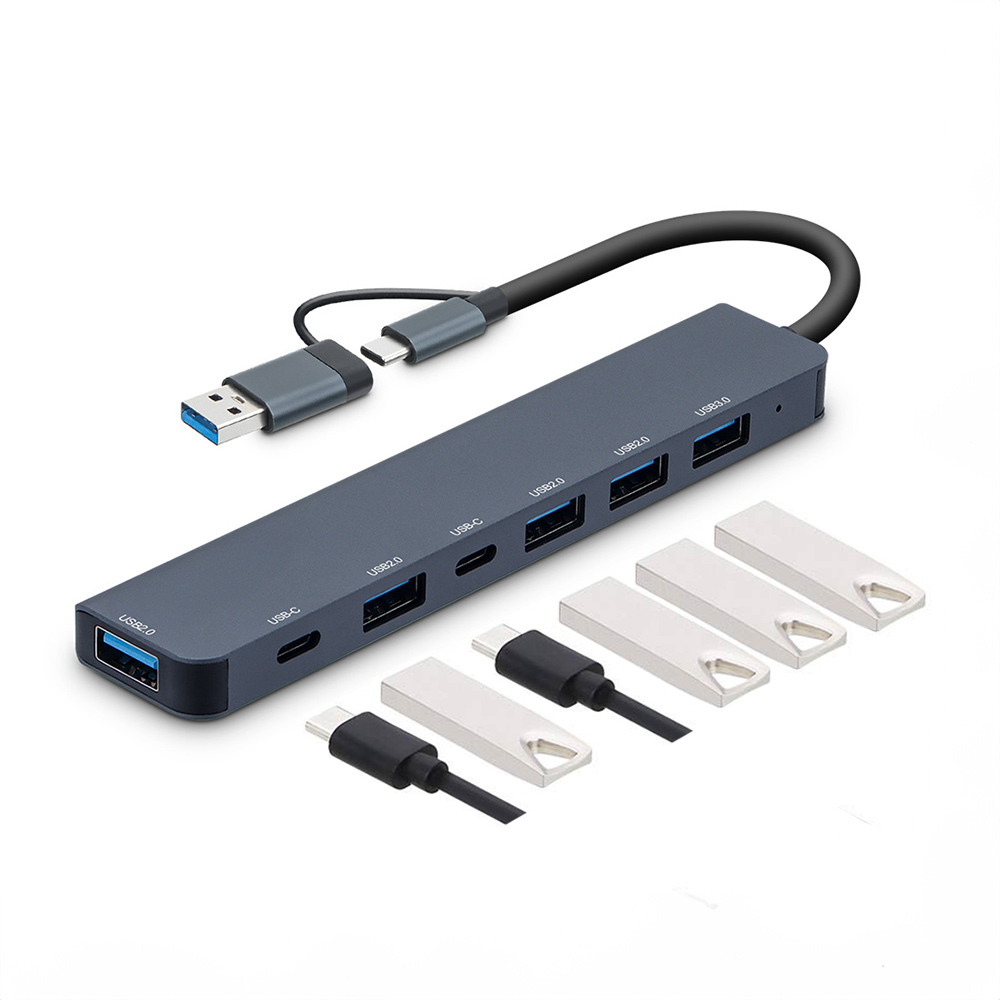 7NC 7포트 확장 USB 허브 3.0 멀티포트 - 상세 이미지 2