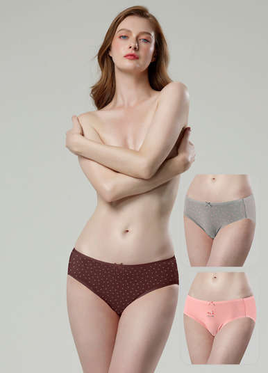 제임스딘 60수 면스판 위생 여삼각 3매입 jhwpzz7m - 상품 이미지