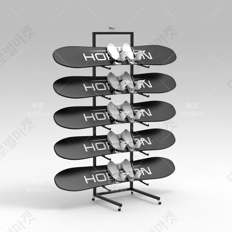 스노우보드거치대 스키 진열대 행거 숏보드 랙 서핑 이동식 - 상세 이미지 2
