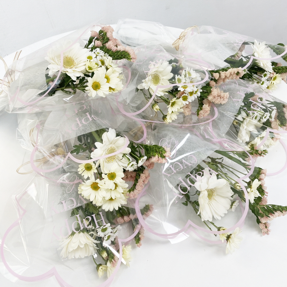 생화 미니 단체 꽃다발 꽃구름 한다발 졸업 꽃다발 꽃배송