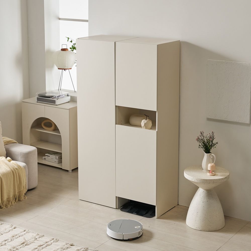 가구의서 무선 로봇청소기 수납장세트 1000x500x1800mm - 메인 이미지