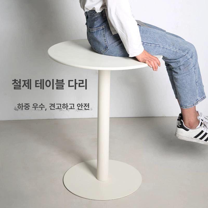 카페 미니테이블 원형테이블 모던 거실 업소용 티테이블 - 상세 이미지 3
