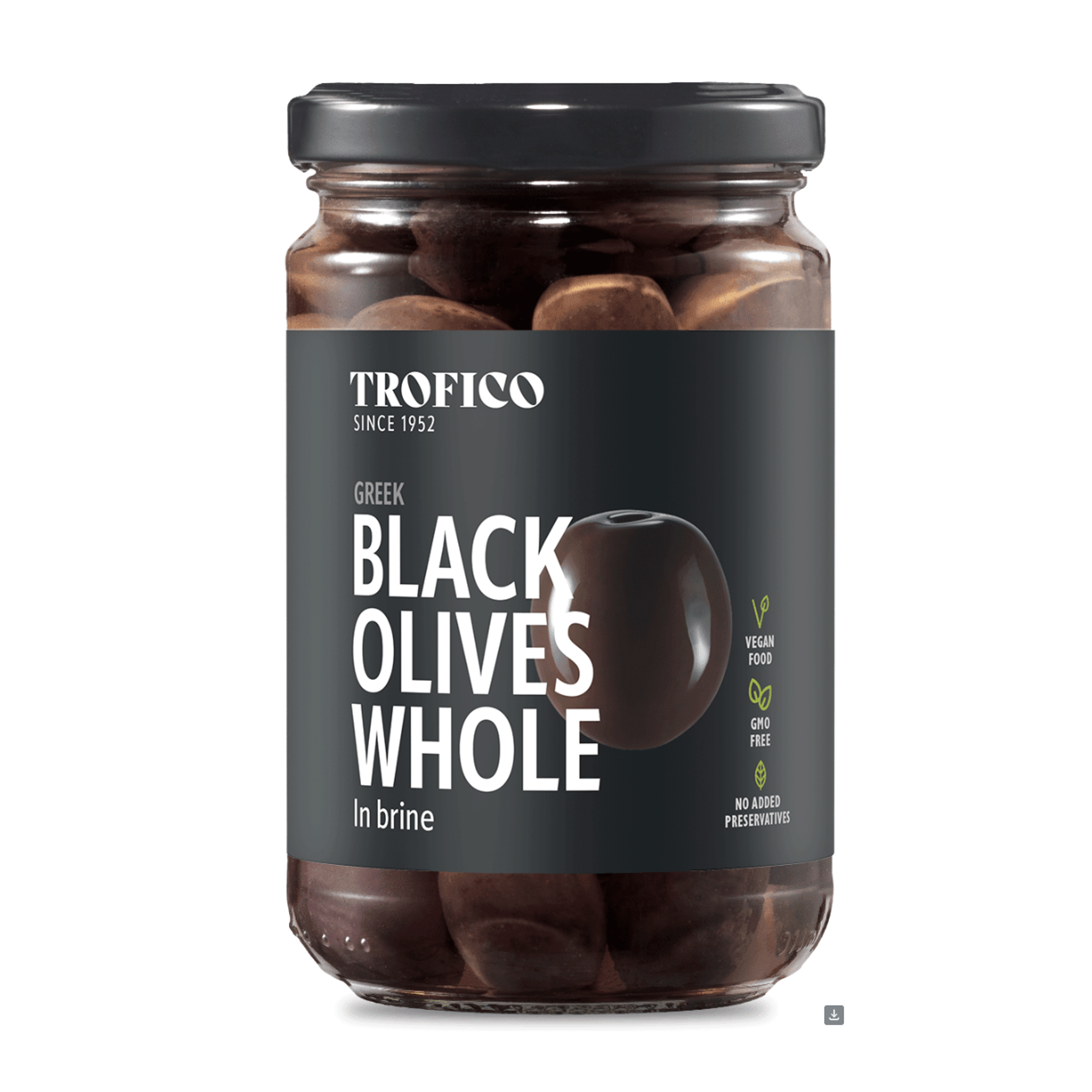 트로피코 그리스 저염 칼라마타 블랙 올리브 절임 홀 495g, 1개 - 상품 이미지