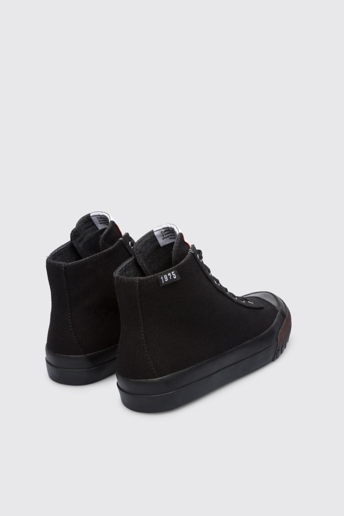 캠퍼 블랙 하이탑 스니커즈 여성 Camaleon K400541-002 BLACK - 상세 이미지 3